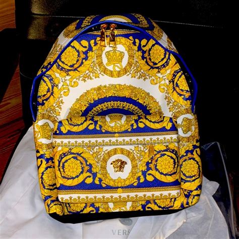 vintage versace baroque|Versace baroque backpack.